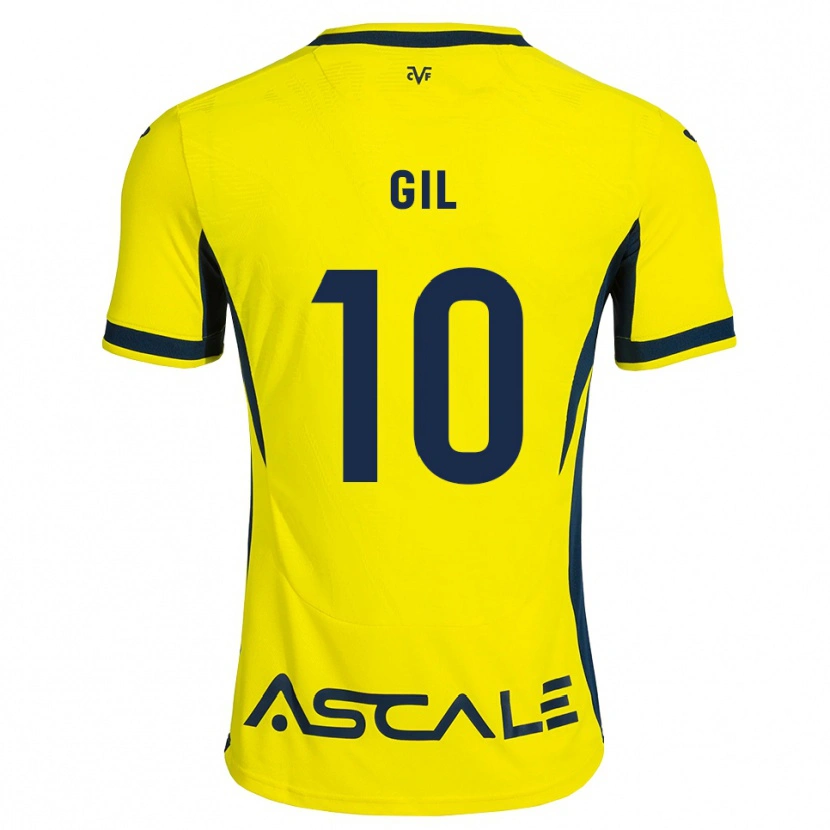 Danxen Niño Camiseta Markel Gil #10 Amarillo Negro Rojo 1ª Equipación 2026/27 La Camisa