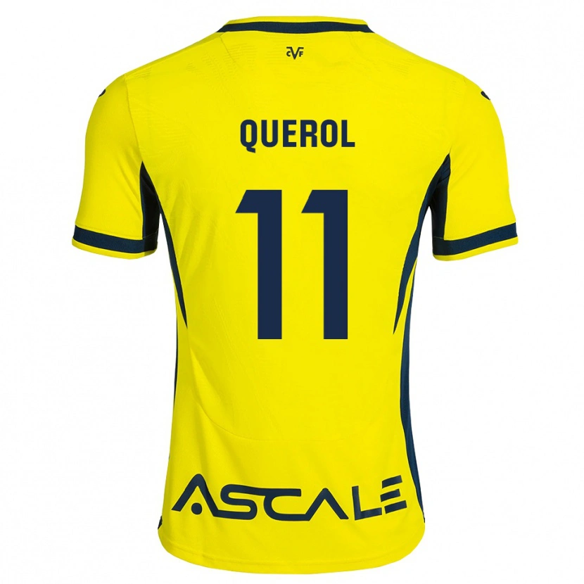 Danxen Niño Camiseta Marta Querol #11 Amarillo Negro Rojo 1ª Equipación 2026/27 La Camisa
