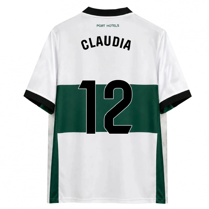 Danxen Niño Camiseta Claudia Rabasco Campello #12 Verde Blanco Rojo 1ª Equipación 2026/27 La Camisa