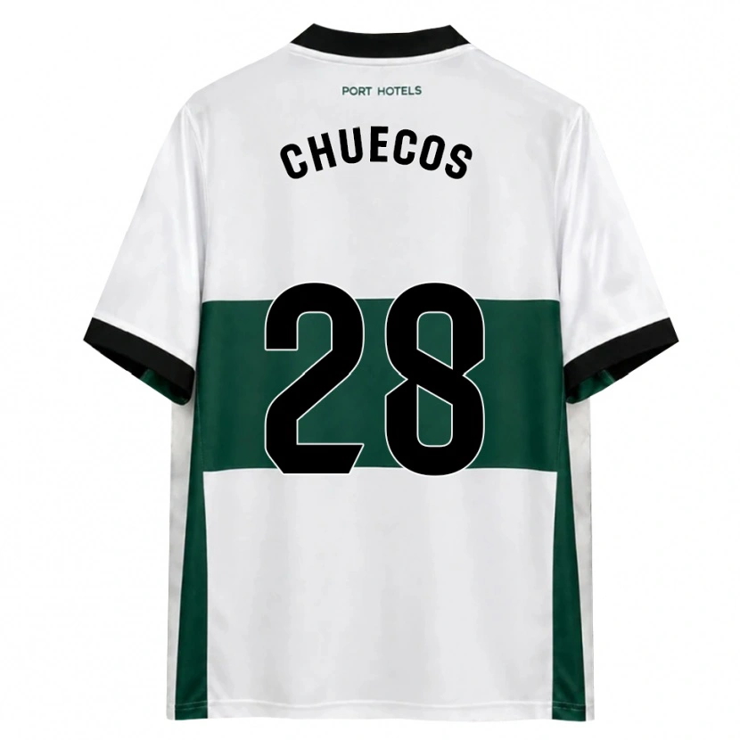 Danxen Niño Camiseta Dani Chuecos #28 Verde Blanco Rojo 1ª Equipación 2026/27 La Camisa