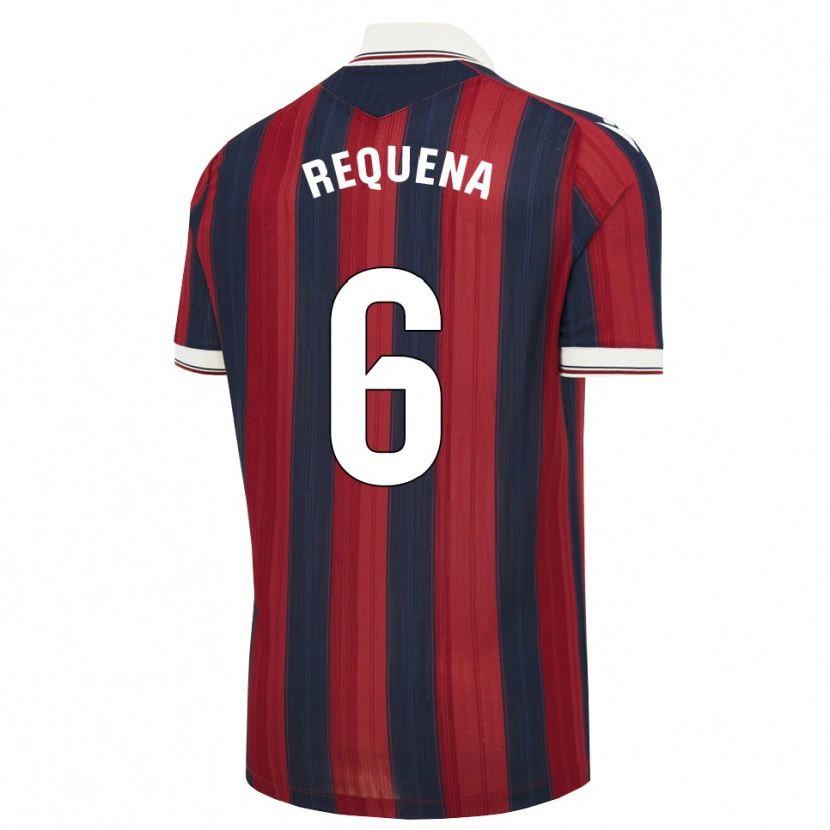 Danxen Niño Camiseta Dani Requena #6 Azul Medianoche Rojo 1ª Equipación 2026/27 La Camisa