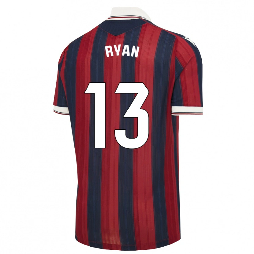 Danxen Niño Camiseta Mathew Ryan #13 Azul Medianoche Rojo 1ª Equipación 2026/27 La Camisa