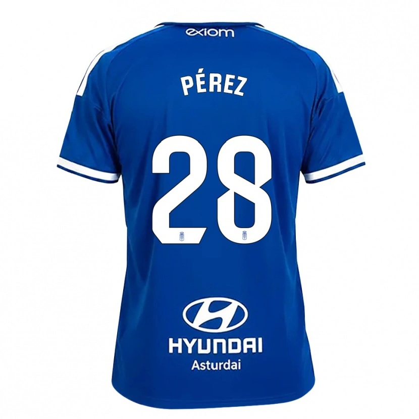 Danxen Niño Camiseta Enzo Pérez #28 Azul Mediano Blanco 1ª Equipación 2026/27 La Camisa
