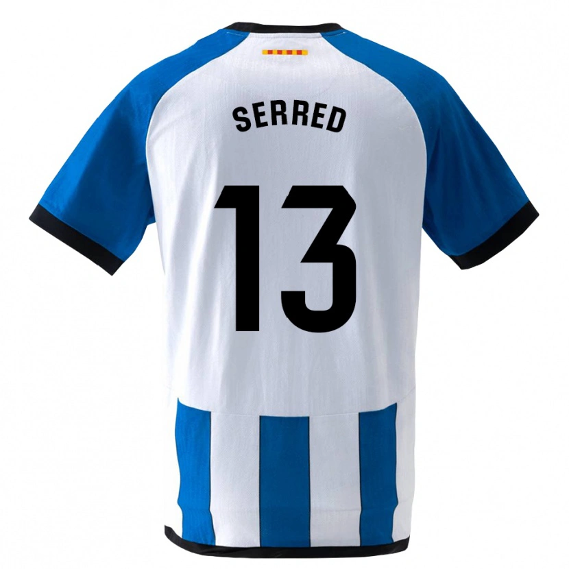 Danxen Niño Camiseta Llorenç Serred #13 Azul Real Blanco 1ª Equipación 2026/27 La Camisa