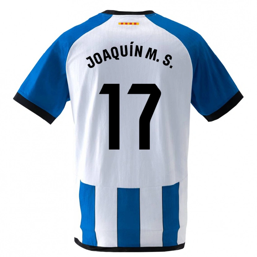 Danxen Niño Camiseta Joaquín Sánchez #17 Azul Real Blanco 1ª Equipación 2026/27 La Camisa