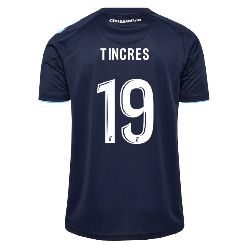Danxen Niño Camiseta Joan Tincres #19 Azul Aciano Azul Medianoche 1ª Equipación 2026/27 La Camisa