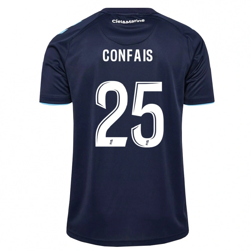 Danxen Niño Camiseta Aloïs Confais #25 Azul Aciano Azul Medianoche 1ª Equipación 2026/27 La Camisa