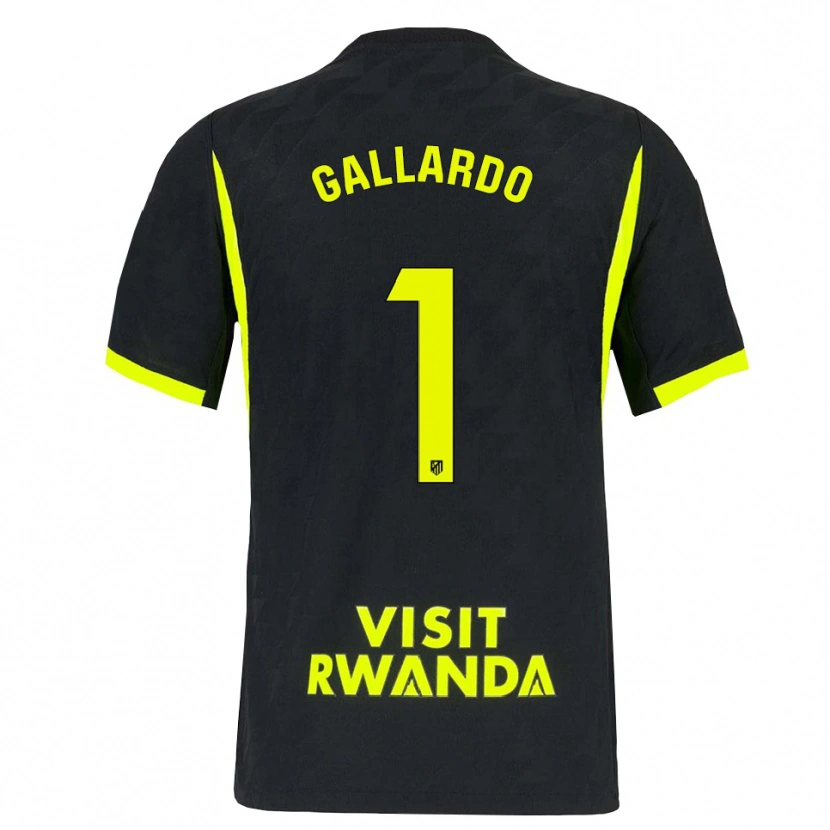 Danxen Niño Camiseta Lola Gallardo #1 Verde Brillante Negro 2ª Equipación 2026/27 La Camisa
