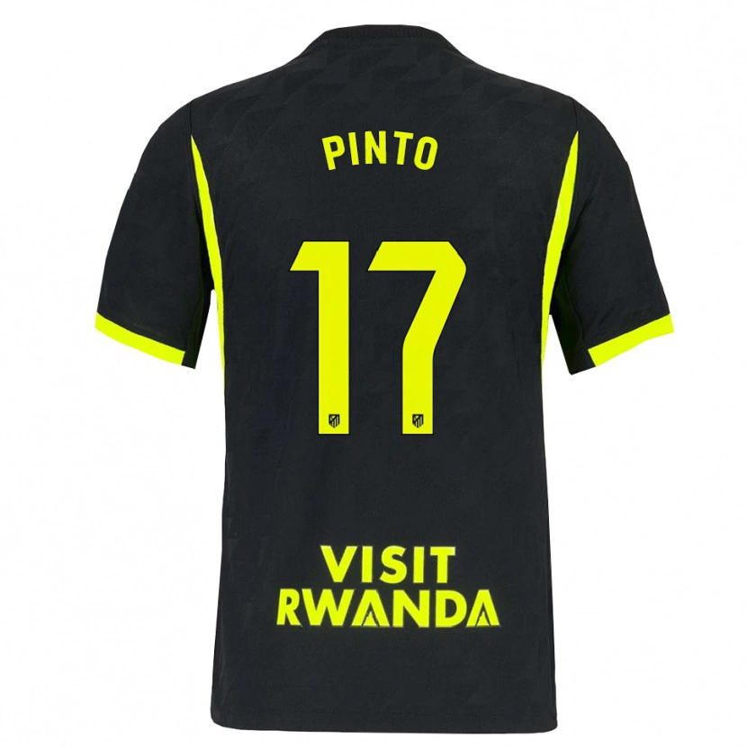 Danxen Niño Camiseta Tatiana Pinto #17 Verde Brillante Negro 2ª Equipación 2026/27 La Camisa