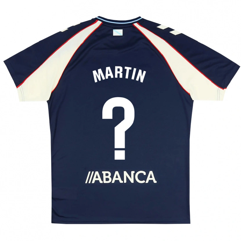 Danxen Niño Camiseta Pablo Martín #0 Azul Real Rojo Blanco 2ª Equipación 2026/27 La Camisa