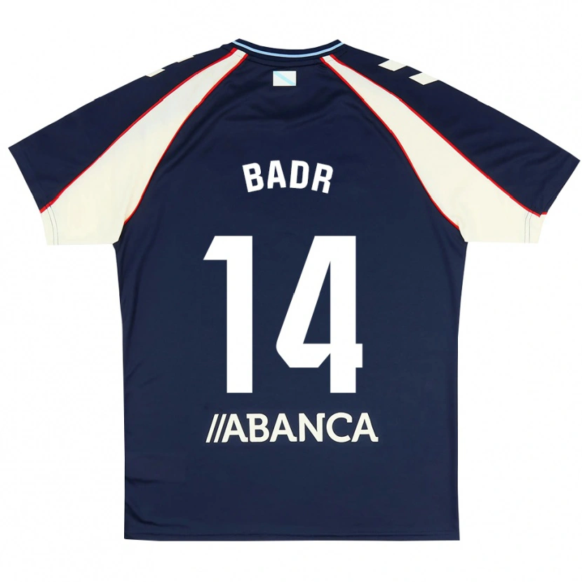 Danxen Niño Camiseta Mahmoud Badr #14 Azul Real Rojo Blanco 2ª Equipación 2026/27 La Camisa