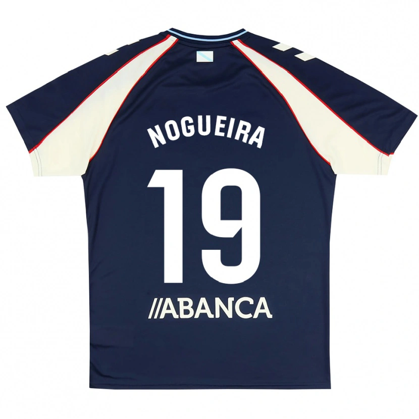 Danxen Niño Camiseta María Nogueira #19 Azul Real Rojo Blanco 2ª Equipación 2026/27 La Camisa