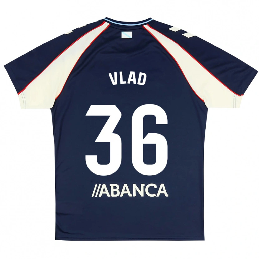 Danxen Niño Camiseta Vladimir Henrique Silva #36 Azul Real Rojo Blanco 2ª Equipación 2026/27 La Camisa