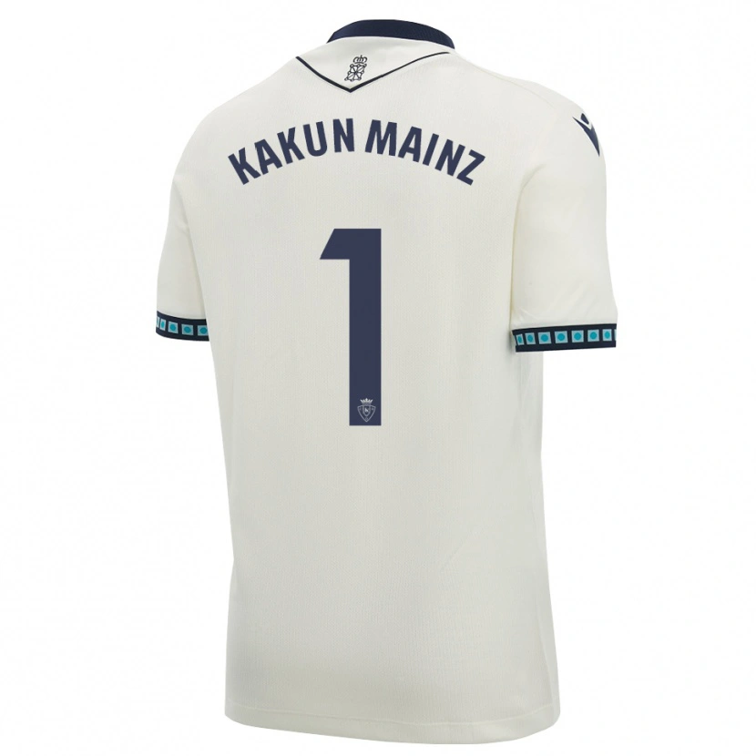 Danxen Niño Camiseta Kakun Mainz #1 Blanco Negro Azul Cielo Claro 2ª Equipación 2026/27 La Camisa
