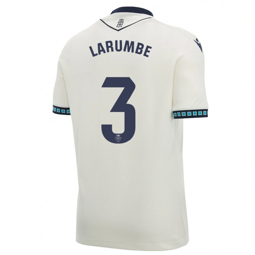 Danxen Niño Camiseta Saioa Larumbe Beloqui #3 Blanco Negro Azul Cielo Claro 2ª Equipación 2026/27 La Camisa