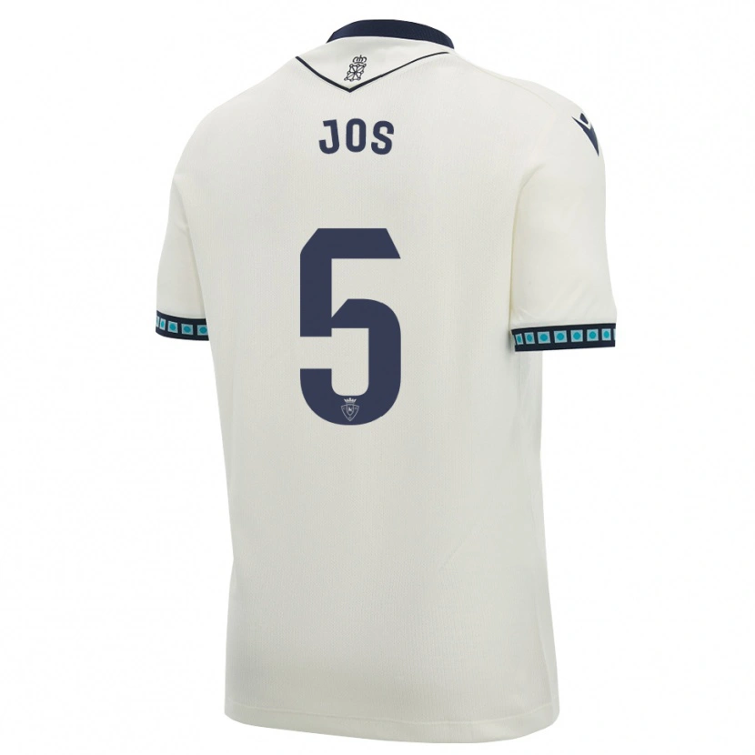 Danxen Niño Camiseta Josune Urdaniz Maurin #5 Blanco Negro Azul Cielo Claro 2ª Equipación 2026/27 La Camisa
