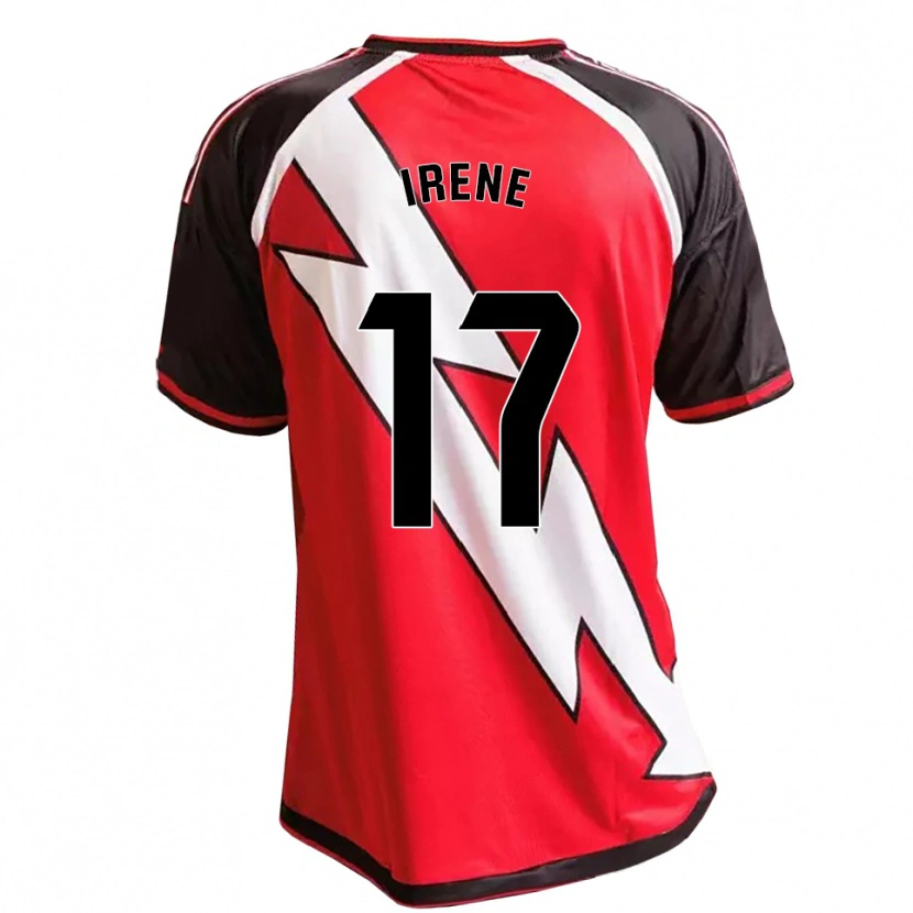 Danxen Niño Camiseta Irene Rodríguez Basilio #17 Rojo Negro Blanco 2ª Equipación 2026/27 La Camisa