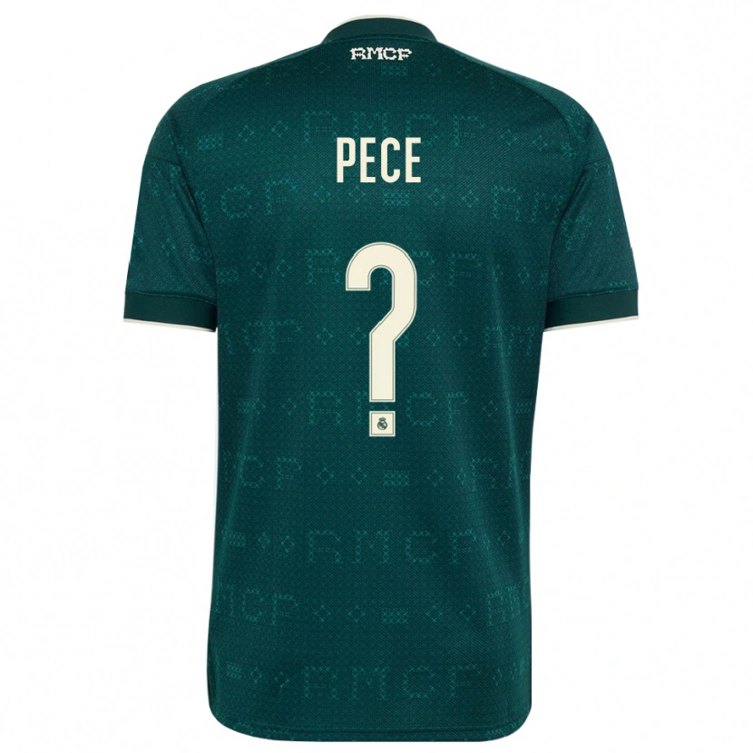 Danxen Niño Camiseta Pece #0 Gris Pizarra Oscuro Blanco 2ª Equipación 2026/27 La Camisa
