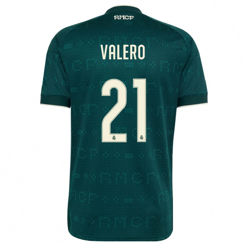 Danxen Niño Camiseta Gabri Valero #21 Gris Pizarra Oscuro Blanco 2ª Equipación 2026/27 La Camisa