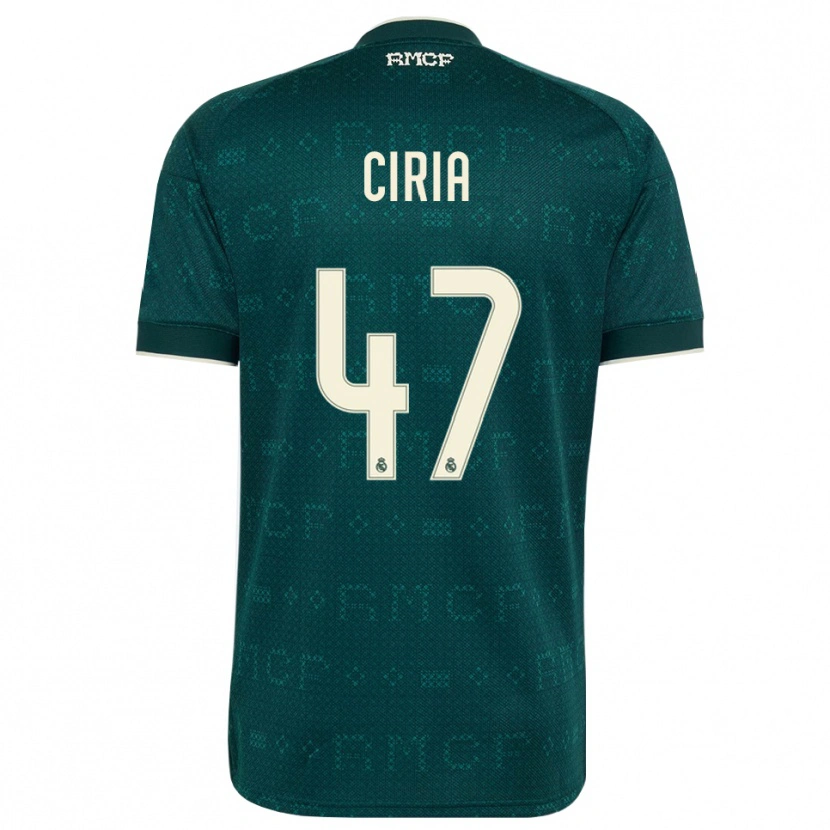 Danxen Niño Camiseta Alexis Ciria #47 Gris Pizarra Oscuro Blanco 2ª Equipación 2026/27 La Camisa