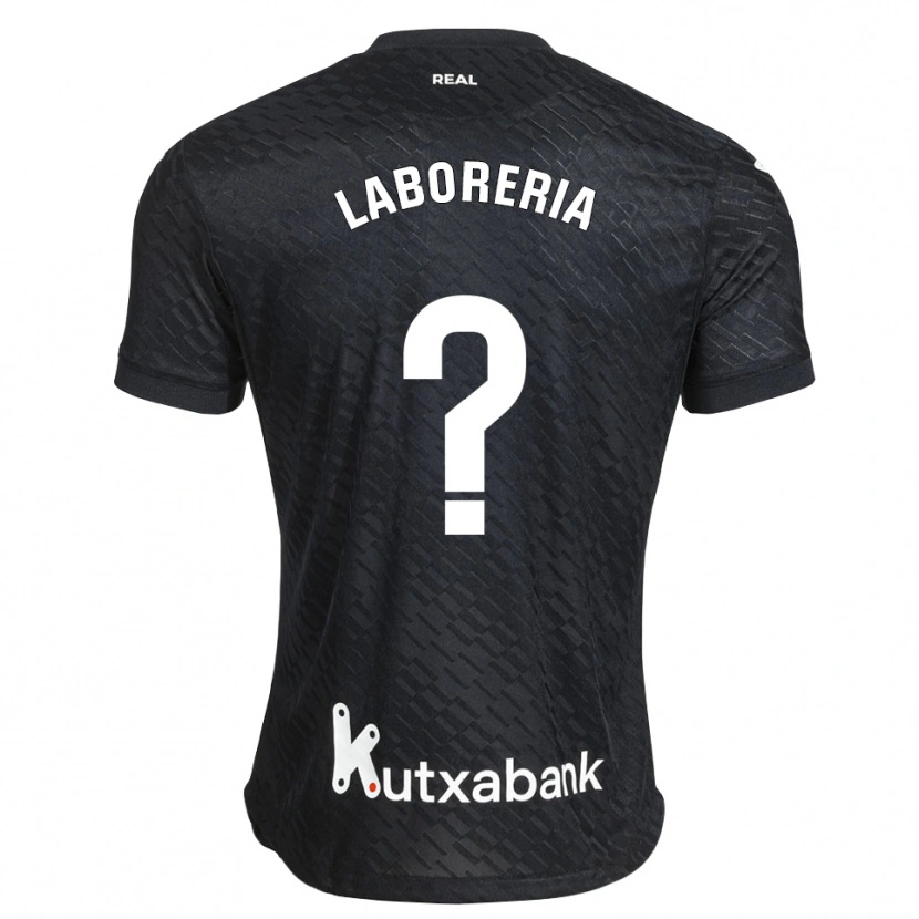 Danxen Niño Camiseta Marc Laborería #0 Negro Blanco 2ª Equipación 2026/27 La Camisa