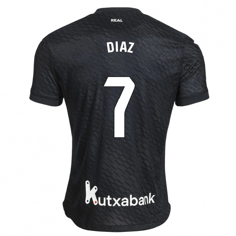 Danxen Niño Camiseta Dani Díaz #7 Negro Blanco 2ª Equipación 2026/27 La Camisa
