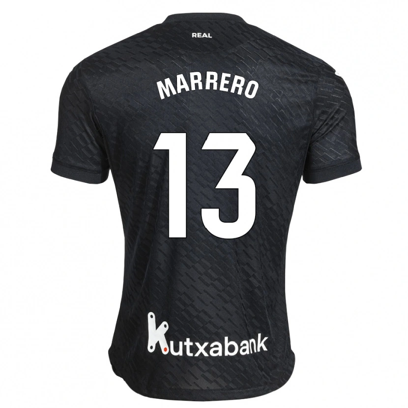 Danxen Niño Camiseta Unai Marrero #13 Negro Blanco 2ª Equipación 2026/27 La Camisa