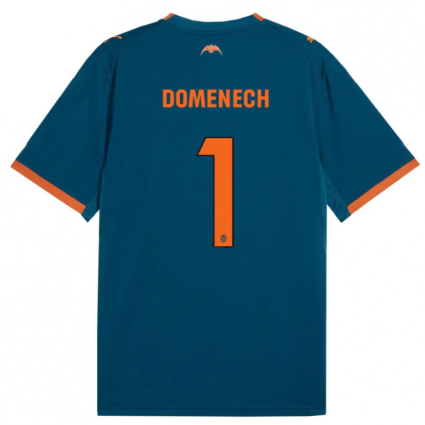Danxen Niño Camiseta Jaume Domenech #1 Azul Acero Naranja 2ª Equipación 2026/27 La Camisa