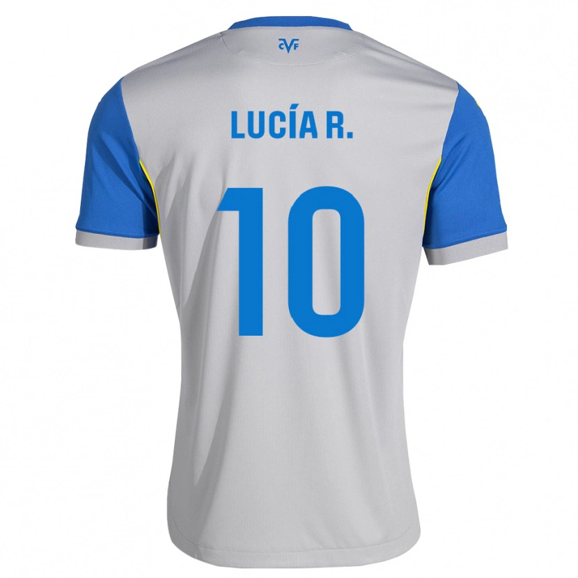 Danxen Niño Camiseta Lucía Romero #10 Azul Lanzador Gris 2ª Equipación 2026/27 La Camisa