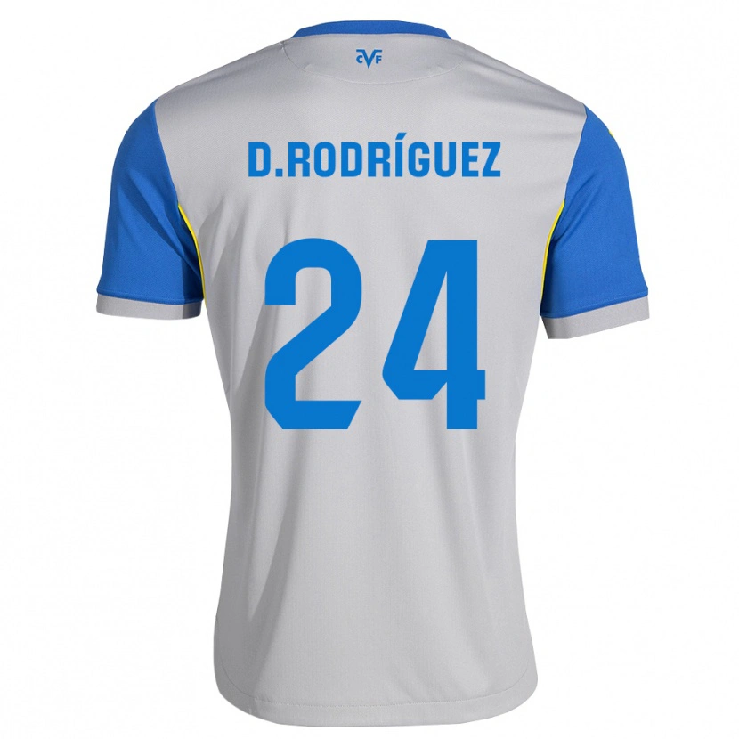 Danxen Niño Camiseta Patas #24 Azul Lanzador Gris 2ª Equipación 2026/27 La Camisa