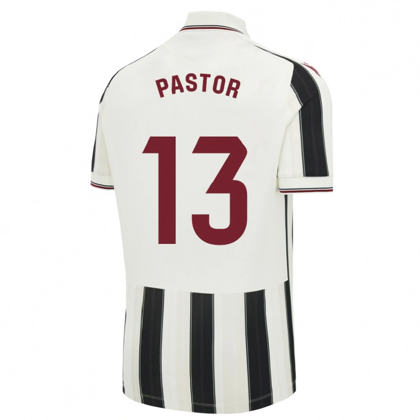 Danxen Niño Camiseta Alfonso Pastor #13 Negro Blanco Rojo 2ª Equipación 2026/27 La Camisa