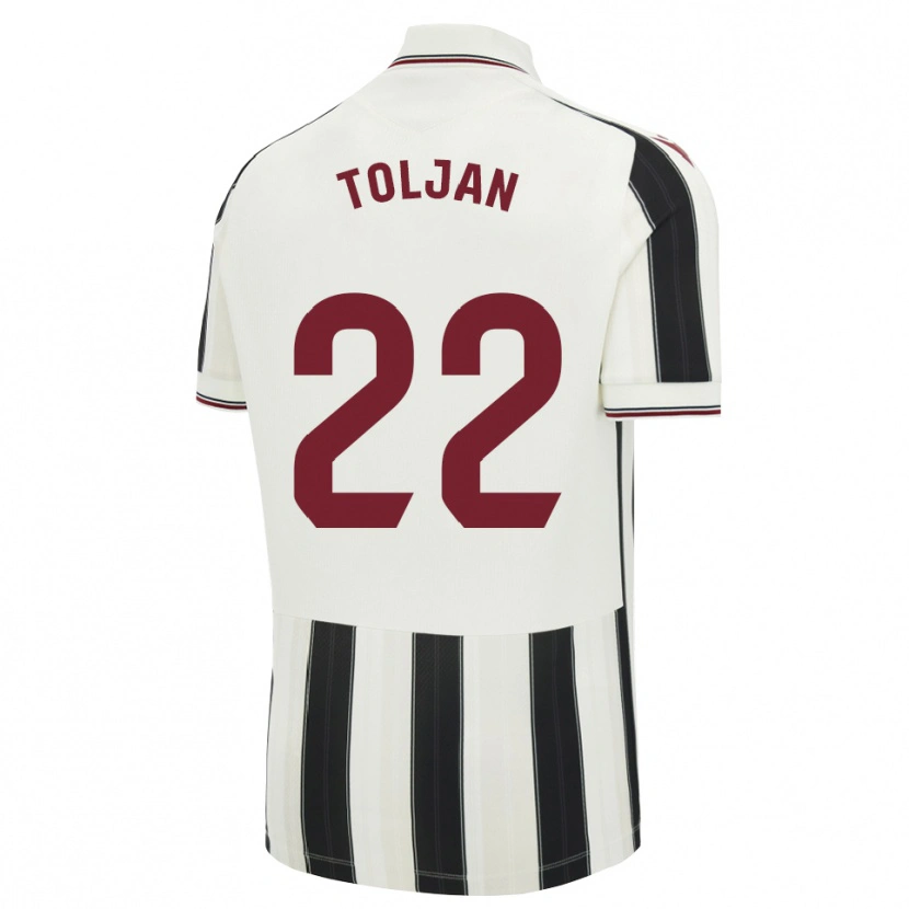 Danxen Niño Camiseta Jeremy Toljan #22 Negro Blanco Rojo 2ª Equipación 2026/27 La Camisa