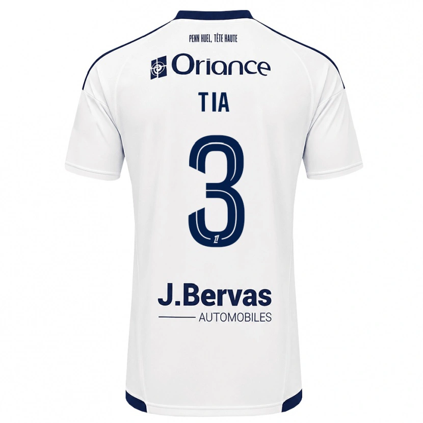Danxen Niño Camiseta Davy Tia #3 Azul Marino Blanco 2ª Equipación 2026/27 La Camisa