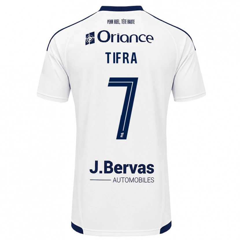 Danxen Niño Camiseta Darri Tifra #7 Azul Marino Blanco 2ª Equipación 2026/27 La Camisa