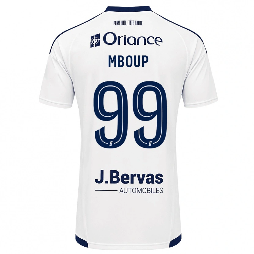 Danxen Niño Camiseta Pathé Mboup #99 Azul Marino Blanco 2ª Equipación 2026/27 La Camisa