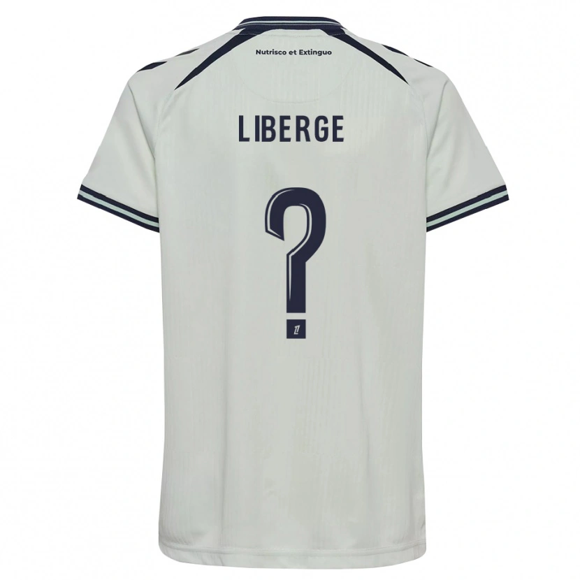 Danxen Niño Camiseta Aïssatou Liberge #0 Azul Medianoche Blanco 2ª Equipación 2026/27 La Camisa