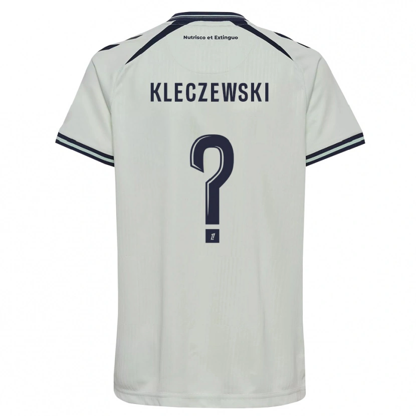 Danxen Niño Camiseta Louise Kleczewski #0 Azul Medianoche Blanco 2ª Equipación 2026/27 La Camisa