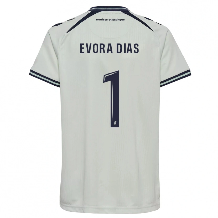 Danxen Niño Camiseta Enzo Evora Dias #1 Azul Medianoche Blanco 2ª Equipación 2026/27 La Camisa
