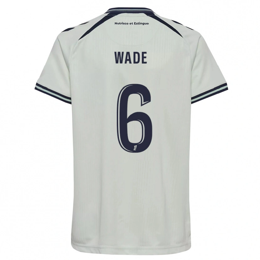 Danxen Niño Camiseta Bocar Wade #6 Azul Medianoche Blanco 2ª Equipación 2026/27 La Camisa