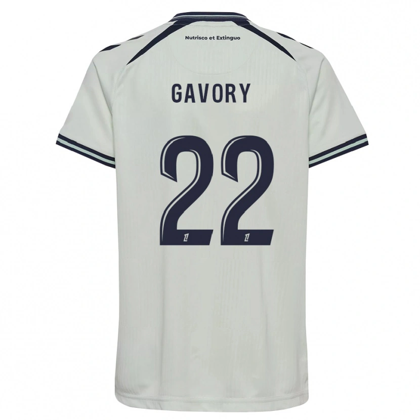Danxen Niño Camiseta Christy Gavory #22 Azul Medianoche Blanco 2ª Equipación 2026/27 La Camisa