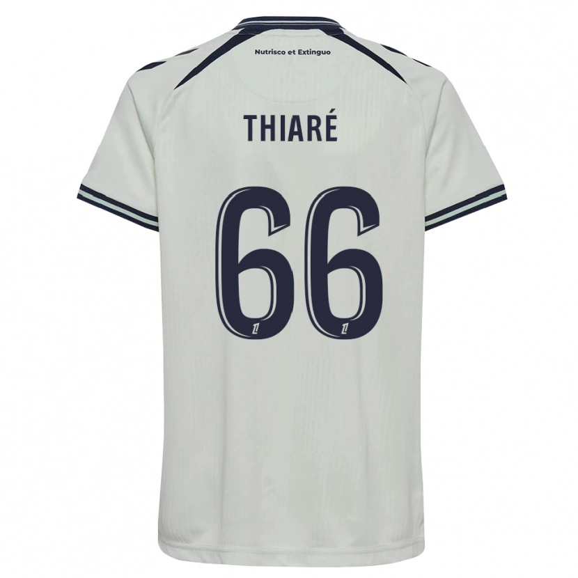 Danxen Niño Camiseta Aliou Thiaré #66 Azul Medianoche Blanco 2ª Equipación 2026/27 La Camisa