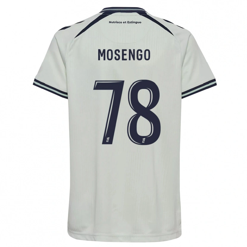 Danxen Niño Camiseta Daren Mosengo #78 Azul Medianoche Blanco 2ª Equipación 2026/27 La Camisa