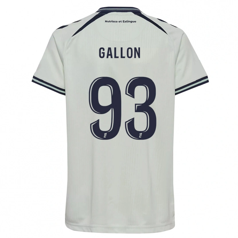 Danxen Niño Camiseta Gauthier Gallon #93 Azul Medianoche Blanco 2ª Equipación 2026/27 La Camisa