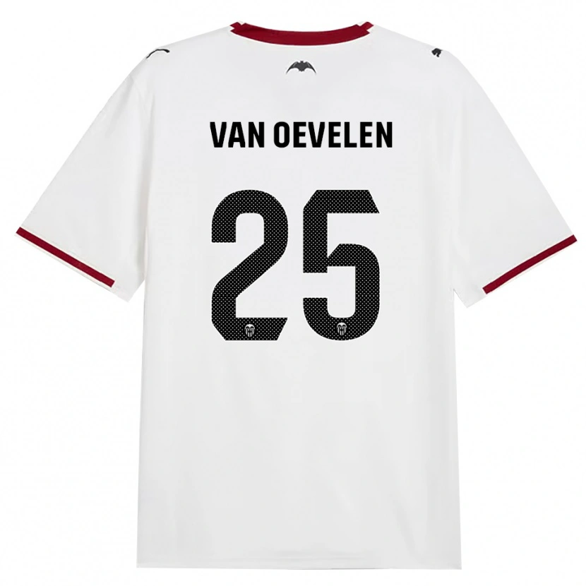 Danxen Hombre Camiseta Kayne Van Oevelen #25 Negro Blanco Rojo Amarillo 1ª Equipación 2026/27 La Camisa