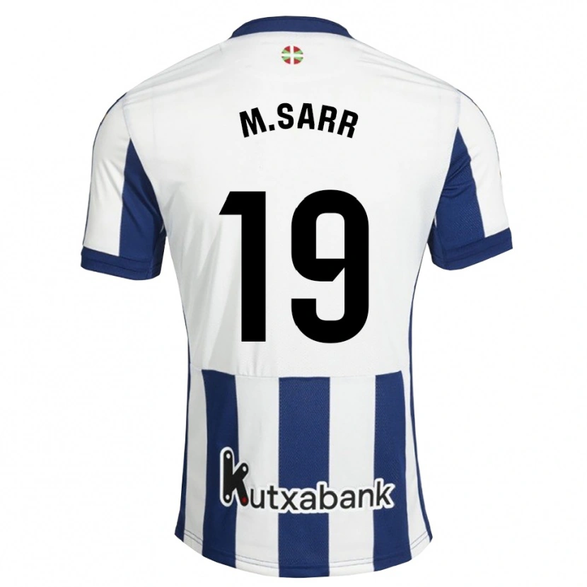 Danxen Hombre Camiseta Mamadou Sarr #19 Azul Marino Blanco Dorado 1ª Equipación 2026/27 La Camisa