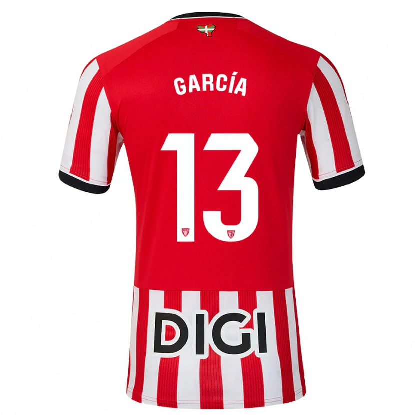 Danxen Hombre Camiseta Simón García #13 Rojo Negro Blanco 1ª Equipación 2026/27 La Camisa