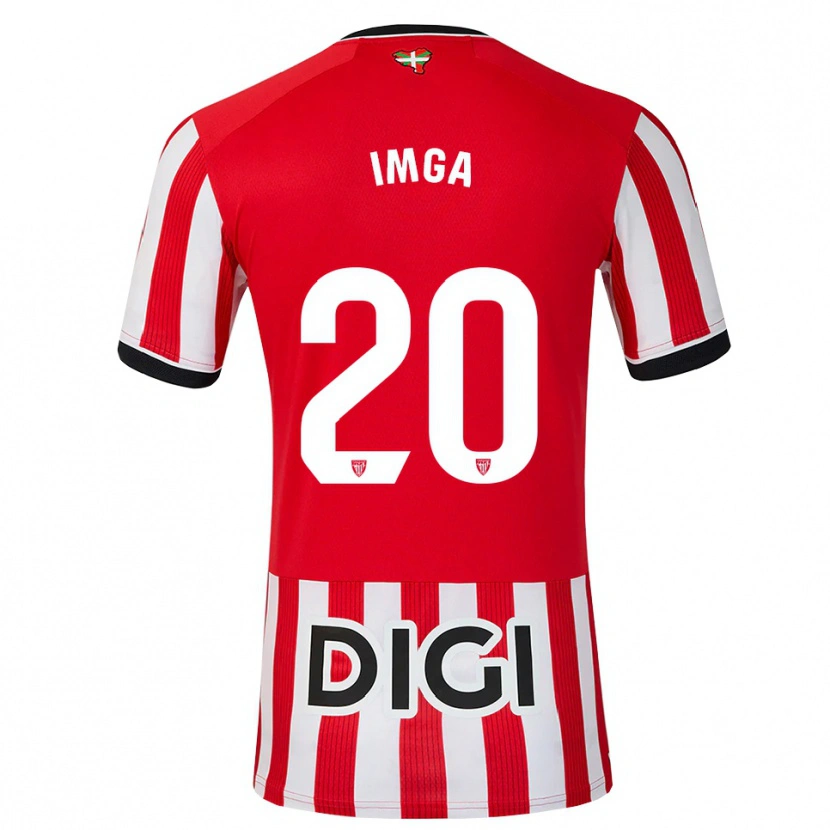 Danxen Hombre Camiseta Christian Imga #20 Rojo Negro Blanco 1ª Equipación 2026/27 La Camisa