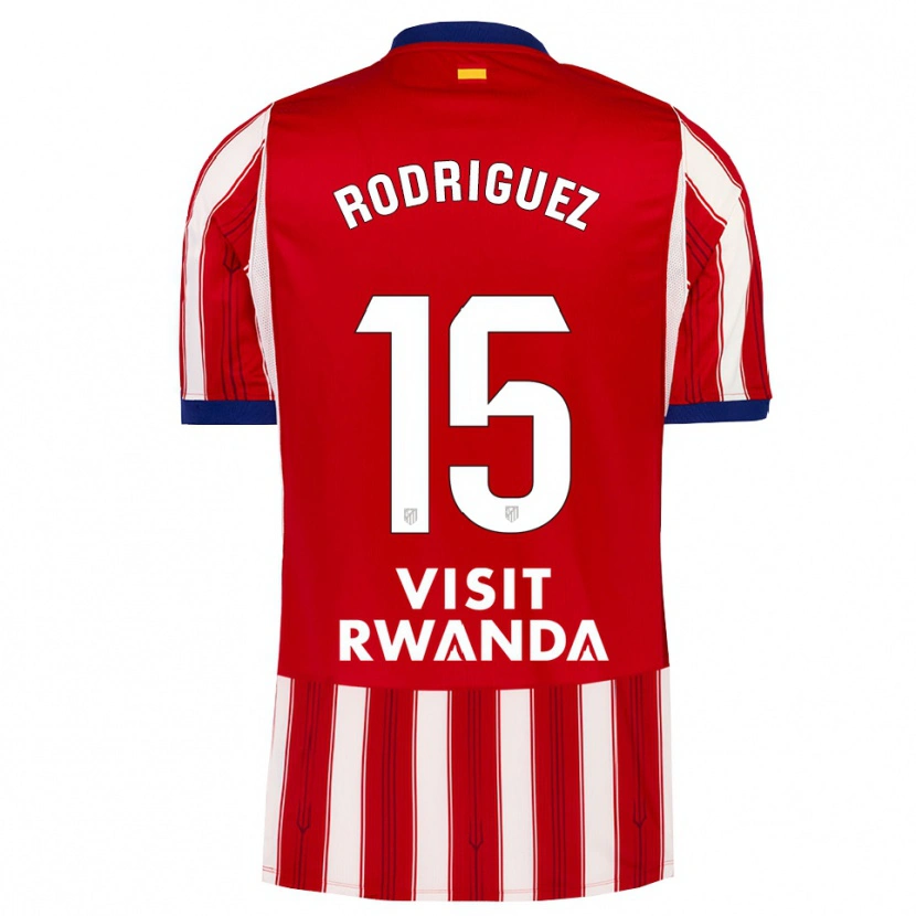 Danxen Hombre Camiseta Cinta Rodríguez #15 Azul Real Rojo Blanco 1ª Equipación 2026/27 La Camisa
