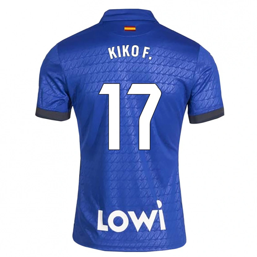 Danxen Hombre Camiseta Kiko Femenía #17 Azul Blanco Negro 1ª Equipación 2026/27 La Camisa