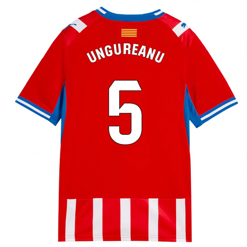 Danxen Hombre Camiseta Bogdan Ungureanu #5 Rojo Blanco Azul Cielo 1ª Equipación 2026/27 La Camisa